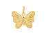 Pave Diamond & Ruby Butterfly Pendant, (DPM-1368)